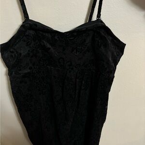 Black strapless wrap dress